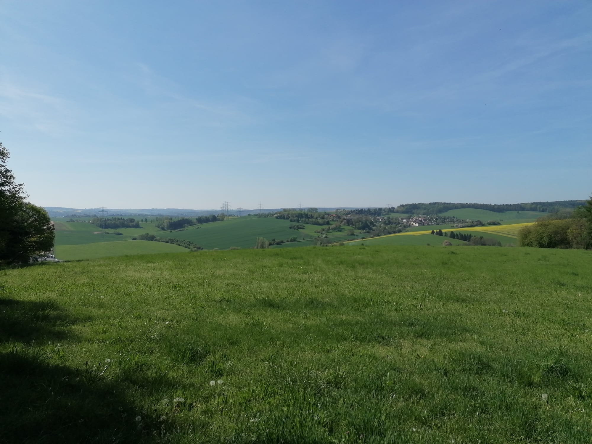 Aussicht Hügelgrab Sirbis
