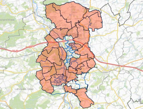 Vier neuen Ortsteilen mit Ortsteilverfassung in Gera