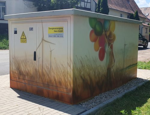 Neuer Farbtupfer in unserem Dorf